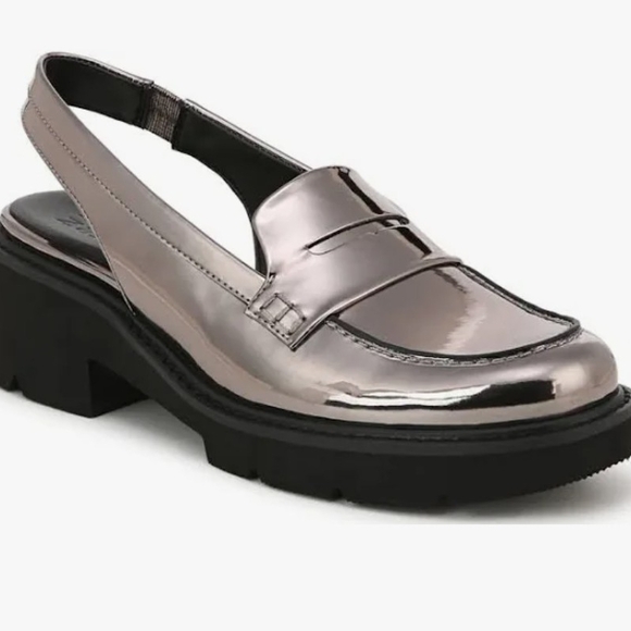 Naturalizer Size 8.5 Women's Silver Animal Print Flats Shoes